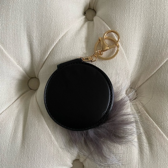 Y2K Lagerfeld Purse Charm Mirror Compact - Picture 2 of 4